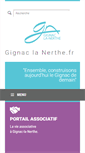 Mobile Screenshot of gignaclanerthe.fr